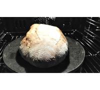 PIASTRA ROTONDA FORNO PIZZA PANE IN PIETRA REFRATTARIA LAVICA DELL' ETNA 35 CM.