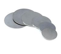 Piastra rotonda in acciaio inossidabile Disco in acciaio inossidabile 304 diametro 7 mm-90 mm, spessore 1,8, 1/2/5/10 pezzi(16mm (10Pcs))