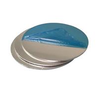 Piastra rotonda in alluminio 6061, spessore 1 mm, 4 pezzi, lamiera rotonda in alluminio adatta for l'industria aerospaziale e industriale(Diameter 150mm)