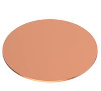 Piastra rotonda in rame Diametro 90-140 mm, Disco rotondo in Materiali industriali Spessore 1,2 Adatto for il miglioramento della casa(1.2x120mm)