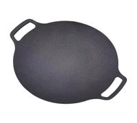 Piastra rotonda per griglia, piastra rotonda con rivestimento antiaderente a 6 strati e tecnologia di riscaldamento verticale per fornelli a gas,a induzione,barbecue,picnic e cucina familiare 36cm