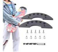 Piastra Scintilla per Skateboard | Strumento Spark per Skateboard,2 Pezzi Accessori per Piastre Di Scintilla per Longboard,Accessorio per Pattinatore, Accessorio Piastra Posteriore, Strumento