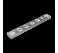 Piastra SELENITE Minerale 7 Chakra PIETRA DEGLI ANGELI cristalloterapia
