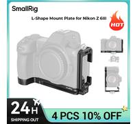 Piastra SmallRig L per Nikon Z 6III, staffa a L per Arca-Swiss, con fori filettati da 1/4"-20, connettore QD, supporto per pattino freddo - 4523