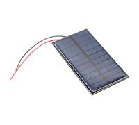 Piastra solare portatile con filo 5 V 120 mA 0.8 W Modulo a celle piccole Scheda in polisilicio Dispositivo di ricarica Batteria solare esterna Caricabatteria da esterno