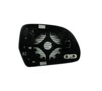 Piastra specchietto termica con vetro asferico sx per Audi A6 2008-2011