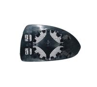 Piastra specchietto termica con vetro asferico sx per Opel Corsa 09/2006-10/2014