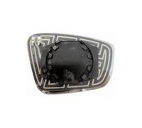 Piastra specchietto termica con vetro guida sx per Skoda Rapide 2013 in poi