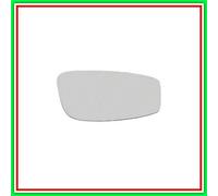 PER FIAT IDEA 2003>12.2009 VETRO + PIASTRA DX CURVO CROMATO SPECCHIO RETROVISORE