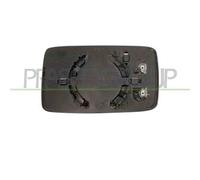 Prasco Vetro specchio + piastra retrovisore Destra termico cromato per Seat Ibiza 1993-08/1999