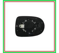Piastra Specchio Destra Convessa-Termica Cromata Renault Clio-(Anno 2009-2012)