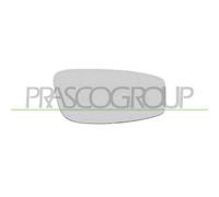 PER FIAT IDEA 2003>12.2009 VETRO + PIASTRA DX CURVO CROMATO SPECCHIO RETROVISORE