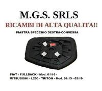 PIASTRA SPECCHIO DX/SX CONVESSA MITSUBISHI L200 TRITON 01/15 (VENDITA SINGOLA)