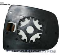 PIASTRA SPECCHIO PER RENAULT TRAFIC OPEL VIVARO 01-14 TERMICA DESTRA