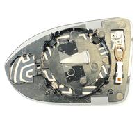 Piastra Specchio Retrovisore per Volkswagen Passat 2014 Termica 4 Pin Sinistra