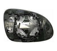 Piastra Specchio Retrovisore realizzato per VOLKSWAGEN PASSAT dal 2005 al 2010 lato Sinistro riscald. asf. 1K0857521