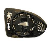 Piastra Specchio Retrovisore realizzato per VOLKSWAGEN PASSAT dal 2014 al 2021 SX risc. asf. c/Anabbagl. 3G0857521
