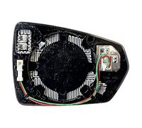 Piastra Specchio Retrovisore realizzato per VOLKSWAGEN POLO dal 2017 in poi SX risc. asf. v.Ret. c/BLIS 2G0857521D