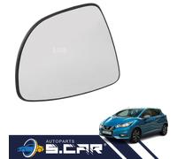 PIASTRA SPECCHIO RETROVISORE SPECCHIETTO per NISSAN MICRA da 17 DESTRA TERMICA