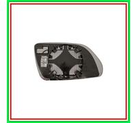 Piastra Specchio Sinistra Asferica-Termica Cromata Vw Polo-(Anno 2005-2009)