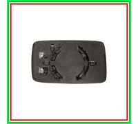 PER SEAT IBIZA 1993>08.1999 VETRO + PIASTRA SX TERMICO CROMATO PER RETROVISORE