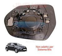 PIASTRA SPECCHIO SPECCHIETTO VETRINO TERMICO DX PER MAZDA 2 5 PORTE DAL 2022