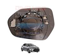 PIASTRA SPECCHIO SPECCHIETTO VETRINO TERMICO DX TOYOTA YARIS 5 PORTE DAL 07/2020