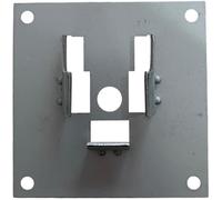 Piastra Standard 100X100 per cuscinetto42 mm supporto ferro zincato (Piastra 100x100)