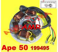 PIASTRA STATORE VOLANO MAGNETE APE 50 P 1985-89 V50 PK XL 199495 3 PIN M421023