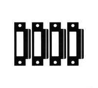 Piastra stipite standard da 12,7 cm per porte interne in legno (confezione | Funzionamento regolare, riduce lo stress del telaio, previene la scheggiatura del legno, ideale per porte interne ad alto