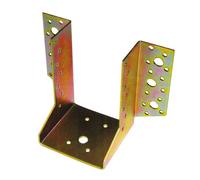 PIASTRA SUPPORTO - 4 SUPPORTI APERTI PER TRAVI IN ACCIAIO TROPICALIZZATO