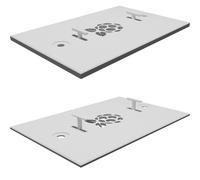 Piastra Supporto a Muro per Case Raspberry Pi - Staffa Stampata 3D Adattatore