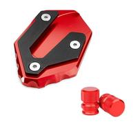 Piastra supporto allargatore cavalletto laterale Cuscinetto Allargamento Cavalletto Laterale Cavalletto Moto Per MT07 XSR700 XSR900 MT 07 MT-07 FZ07 Per Tracer 9GT 2015-2023(1 Imposta il rosso)