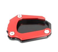 Piastra supporto allargatore cavalletto laterale Piastra Di Supporto Estensione Supporto Allargatore Cavalletto Per K1600GT K1600GTL K1600 GT/GTL 2017-2023(ROSSO)