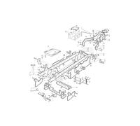 Piastra supporto braccio SX TURBO1 ORIGINALE GIANNI FERRARI 01.50.00.0277