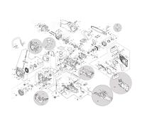 PIASTRA SUPPORTO CARBURATORE CS590 CS590-66 ORIGINALE BLUE BIRD