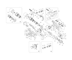 PIASTRA SUPPORTO MAGNETI PT 2204 3010600402000 ORIGINALE BLUE BIRD