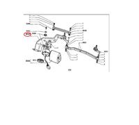 PIASTRA SUPPORTO MOTORINO TERGICRISTALLO FIAT 500 ORIGINALE 9923574