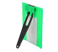 Piastra Target Magnetica con Gamba per Misuratore di Livello Cros Piastra Verde a Doppia Scala Piastra Target per Livello Dispone di Dispositivi di Misura