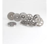Piastra TC 12 acciaio inox per tritacarne elettrico Tre Spade foro varie misure