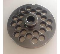 Piastra TC 22 Reber diametro 10 mm acciaio inox per tritacarne elettrico - Rotex