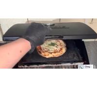 PIASTRA TEGLIA BBQ BARBECUE PIZZA PIETRA REFRATTARIA LAVICA DELL' ETNA 40X40X2