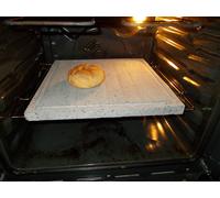 PIASTRA TEGLIA FORNO PIZZA PANE IN PIETRA OLLARE LAVICA DELL' ETNA 35X30X2