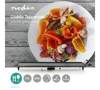 Piastra Teppanyaki griglia 1800 W versione maxi oltre 1 metro - idea regalo