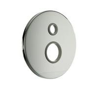 PIASTRA TONDA LISCIA PER INCASSO DOCCIA D 40 C/DEVIATORE Diam 40 mm