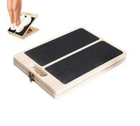 Piastra trapezio estensore gambe in legno - Tavola inclinata pieghevole per allungamento del polpaccio e allenamento di bilanciamento | Tavola Fitness per Yoga, Pilates e Calistenia | Tabella