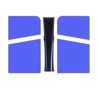 Piastra Traslucida per PS5 Pro, Piastra di C anteriore Posteriore, Piastra di Sostituzione della Custodia Antipolvere, Solo per Edizione Digitale (Blu traslucido)