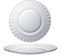 Piastra trasparente Duralex PICARDIE 230 x 20 mm - set da 6
