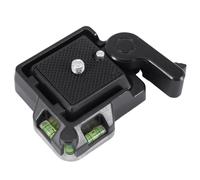 Piastra un Sgancio Rapido Base per Montaggio su Videocamera Videocamera Treppiede Testa un Sfera Monopiede per Fotocamera DSLR QR40 1 / 4,3 / 8 Vite