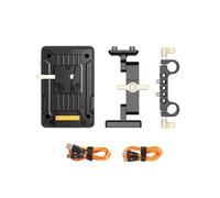 Piastra V-Mount VP1 con PD 14,8 V, Morsetto A Barra da 15 mm, Adattatore per Piastra V-Lock per Batteria V Standard per Videografia Professionale